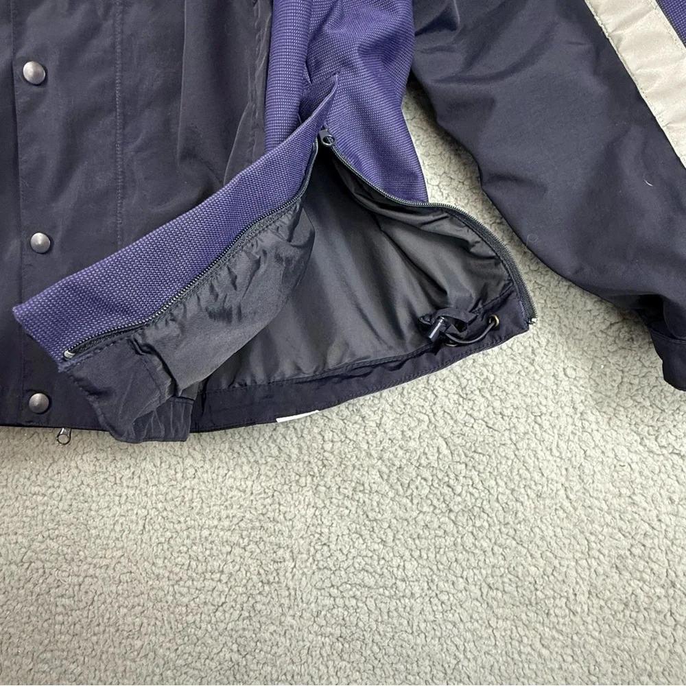 FedEx Black Windbreaker Jacket with Reflective Trim - Picture 5 of 16